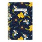 Academic Weekly Planner, 2025-2026 - Bilingual - Blossom Navy