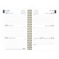 Academic Weekly Planner, 2025-2026 - Bilingual - Blossom Navy