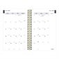 Academic Weekly Planner, 2025-2026 - Bilingual - Pink Marble
