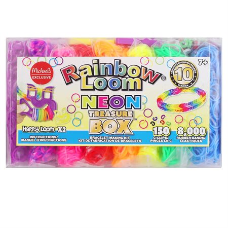 RAINBOW LOOM NEON TREASURE BOX