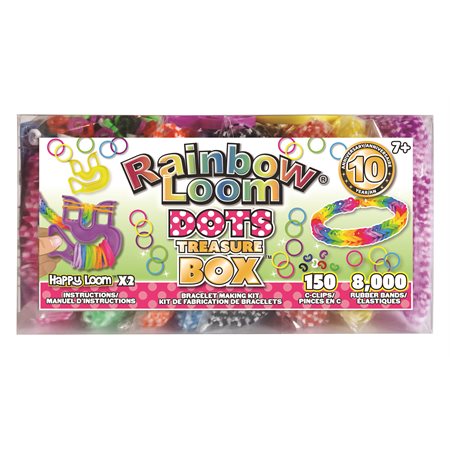 RAINBOW LOOM TREASUR BOX DOTS