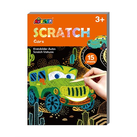 MINI SCRATCH BOOK CARS