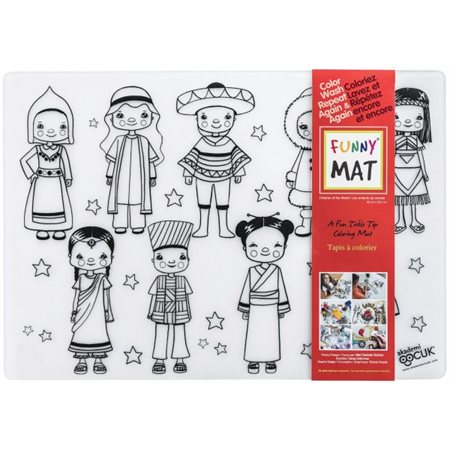 Coloring Placemat – Children of the world