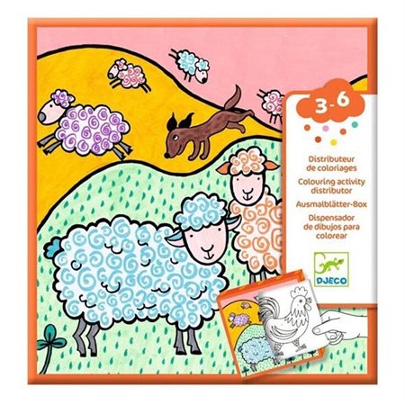 DISTRIBUTEUR DE COLORIAGES - FERME