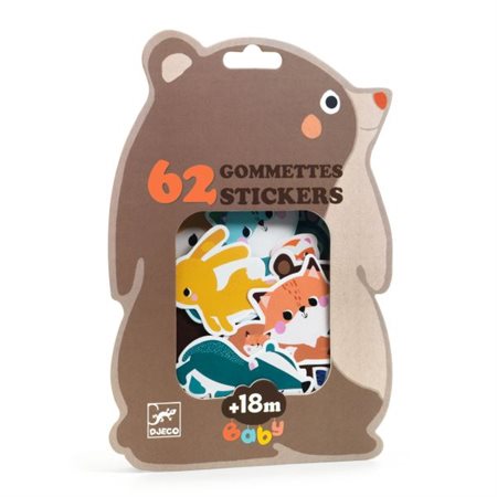 GOMMETTES - ANIMAUX DE LA FORET
