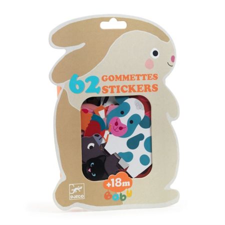 GOMMETTES - ANIMAUX DE LA FERME