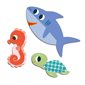 GOMMETTES - ANIMAUX DE LA MER