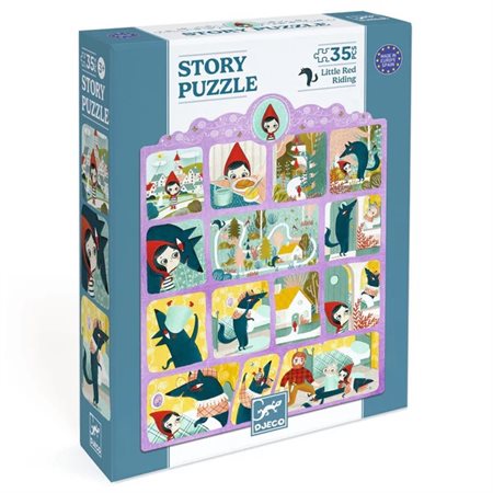 STORY PUZZLE - LITTLE RED RIDING HOOD 35 PCS