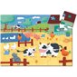 PUZZLE SILHOUETTE VACHE 24 PCS