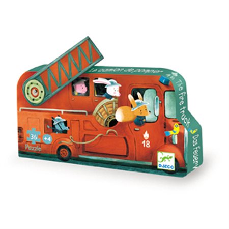 PUZZLE SILHOUETTE- CAMION DE P