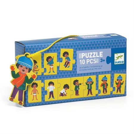 PUZZLE 10 PCS JE M'HABILLE