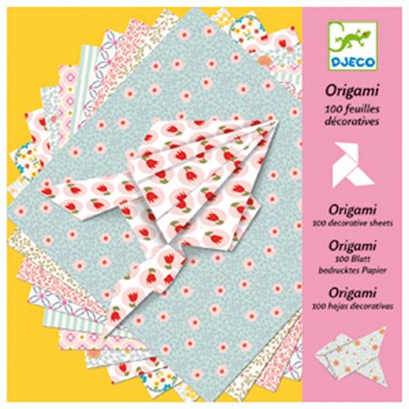 ORIGAMI - 100 FEUILLES DÉCORAT