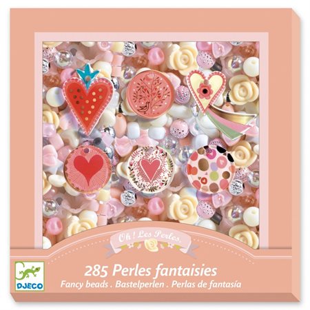 PERLES EN ACRYLIQUE COEURS