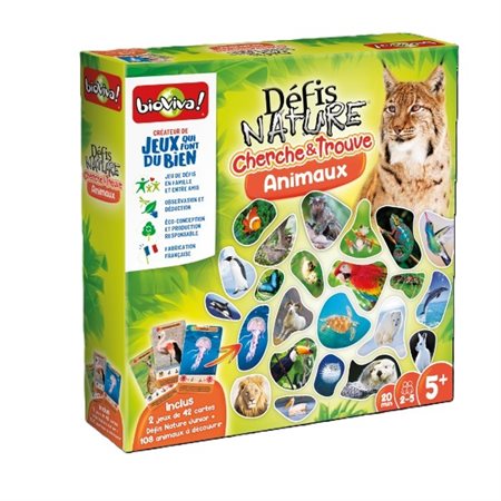 Défis nature Cherche et trouve - Animaux