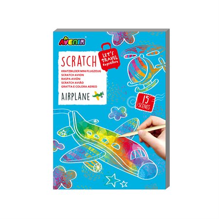 MINI LIVRE SCRATCH AVION