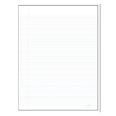 Grande tablette interlignée-pointillée écolo no. 4