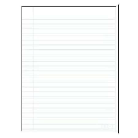 Large eco-friendly ruled pad no. 5