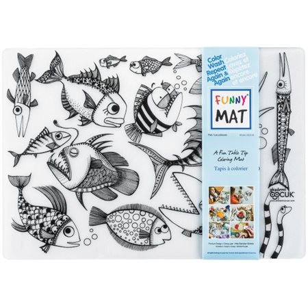 Coloring Placemat – Fish