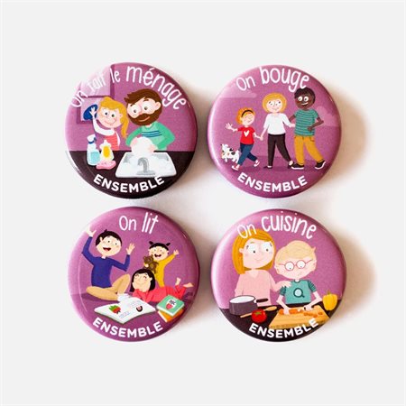 Magnet Set – Our Challenges Together – 4 Magnets