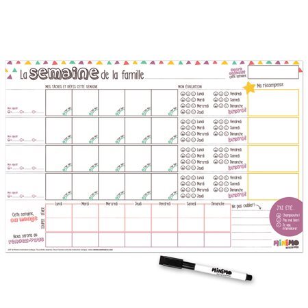 Horizontal Family Planner – The Week