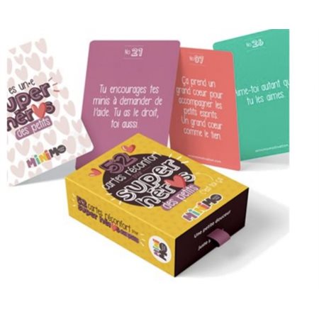 52 cartes réconfort pour super héros des petits