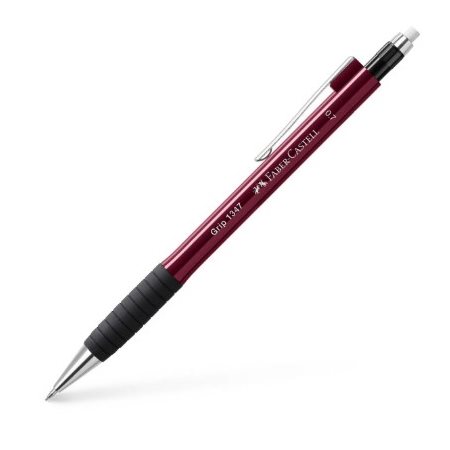 Faber Castell Grip 1347 mechanical pencil 0.7 mm - Wine Red