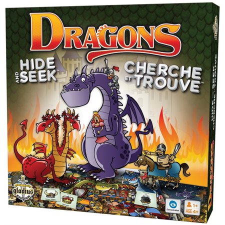 JEU CHERCHE TROUVE CHEVALIERS DRAGONS