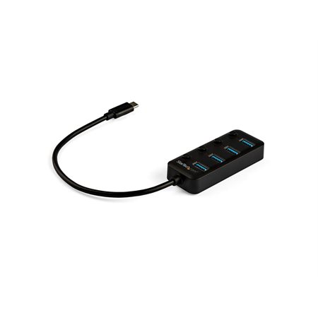 CONCENTRATEUR USB C A 4 PORTS USB A M / A