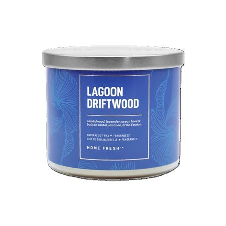 Home Fresh Candle with 3 Wicks - Lagoon Driftwood