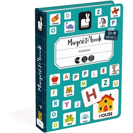 Magnéti'book alphabet anglais - 142 magnets