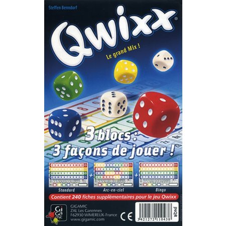 Recharge Qwixx - Le grand mix !