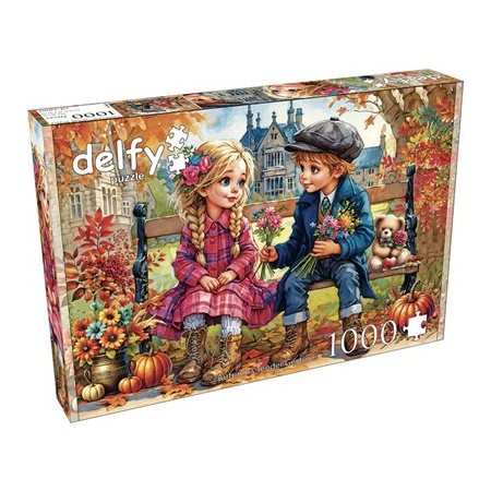 JaCaRou Puzzle - Delfy : Autumn's Tender Gestures - 1000 mcx