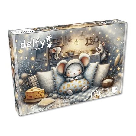 JaCaRou Puzzle - Delfy : Snuggled in Comfort - 1000 mcx