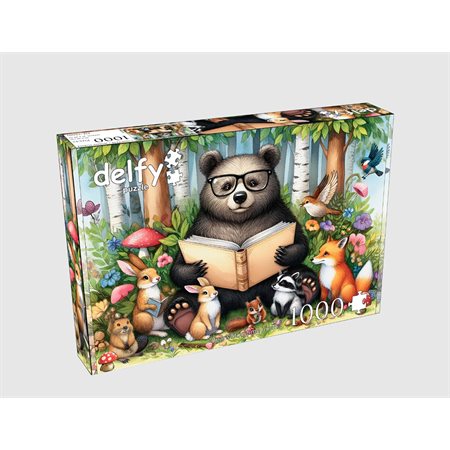 JaCaRou Puzzle - Delfy : Bear's Storytime Circle- 1000 mcx