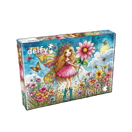 JaCaRou Puzzle - Delfy : Blush Garden Whispers - 1000 mcx