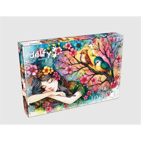 JaCaRou Puzzle - Delfy : Dreaming in Bloom - 1000 mcx