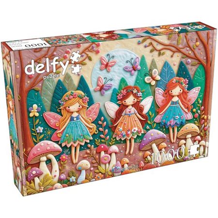 JaCaRou Puzzle - Delfy : Fables in Felt - 1000 mcx