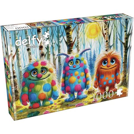 JaCaRou Puzzle - Delfy : Monsterous Trio - 1000 mcx