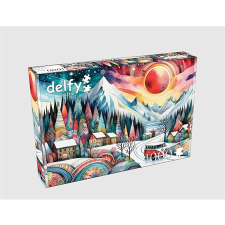 JaCaRou Puzzle - Delfy : Mountain Path Wanderer - 1000 mcx
