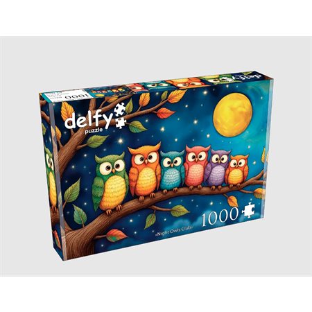 JaCaRou Puzzle - Delfy : Night Owls Club - 1000 mcx