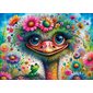JaCaRou Puzzle - Delfy : Ostrich and friend - 1000 mcx