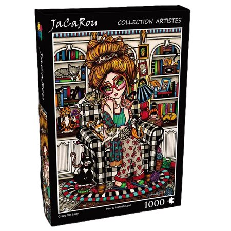 CRAZY CAT LADY 1000 PC PUZZLE