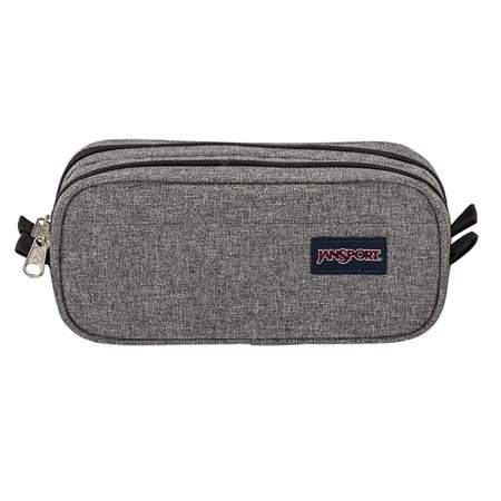 Étui à crayon Jansport Large Accessory Pouch - Grey Letterman Poly