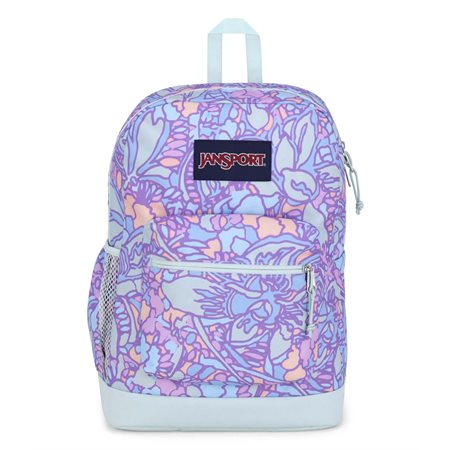 SAC DOS JANSPORT CROSS TOWN+ FLORAL PASTEL LILAC