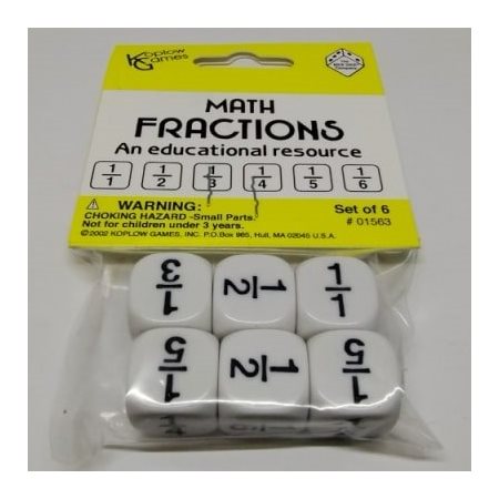 Kit de dés de fractions