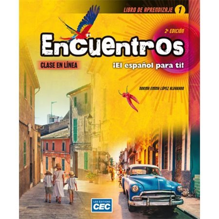 Encuentros, cahier d'apprentissage 1, version papier + numérique WEB 1 an, 2e édition