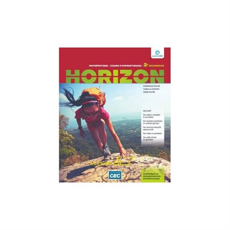 Horizon 2e Sec.  Version papier et numérique + exercices int.