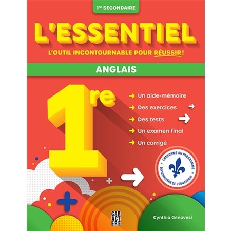 L'essentiel 1ere secondaire, Anglais