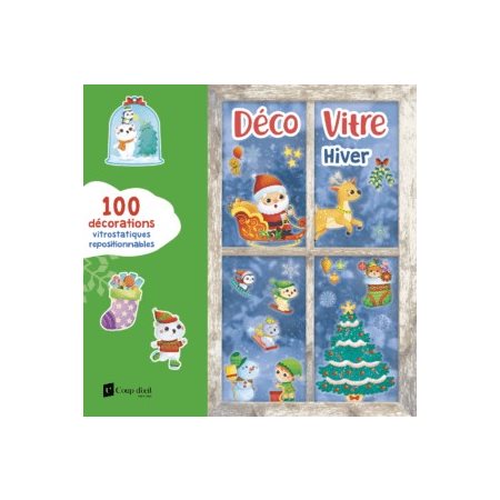 Déco vitre hiver