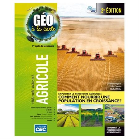 Géo à la carte fascicule Agricole, 2e édition